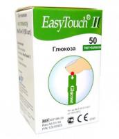 Тест-полоски для глюкометра на глюкозу Easy Touch №50 