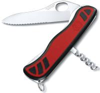 Нож VICTORINOX Sentinel one-hand (0.8321.MWC) черно-красный 
