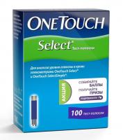 Тест-полоски для глюкометра LifeScan One Touch Select №100 