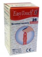 Тест-полоски для глюкометра на мочевую кислоту Easy Touch №25 
