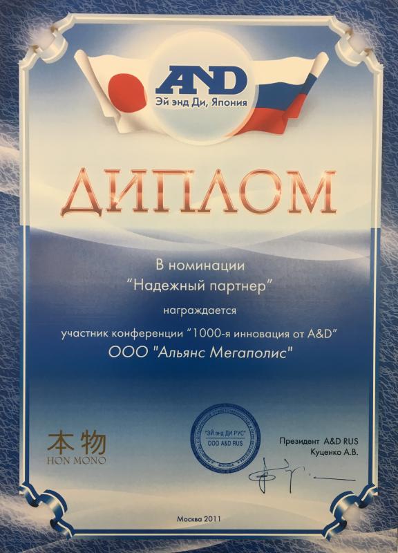 Диплом от AND