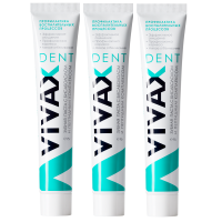 Зубные пасты:Зубная паста Vivax с пептидным комплексом и бисабололом ( 3 шт. )
