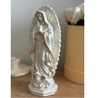 Статуэтка католическая для декора Дева Мария золото 