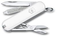 Нож VICTORINOX Classic Falling Snow многофункциональный белый 