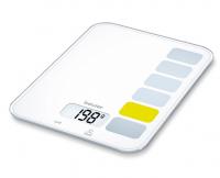 Весы кухонные:Весы электронные кухонные Beurer KS19 White