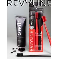 Зубные пасты:Зубная паста SWIT by Revyline, с углем + зуб. щетка SM6000 red+black