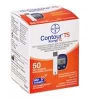 Тест-полоски для глюкометра Bayer Contour TS №50 