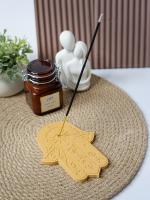 Декоративная подставка из гипса для благовоний Охра 