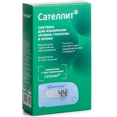 Глюкометр Сателлит ЭЛТА (ПКГ-02) 