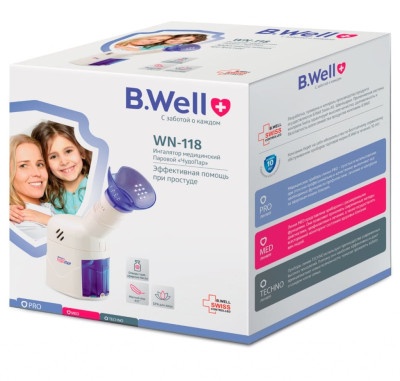 Паровой ингалятор B.Well WN-118 