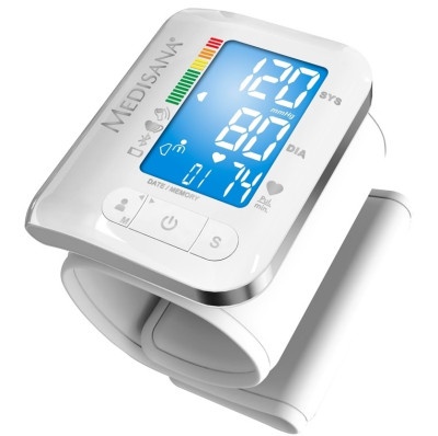 Автоматический  тонометр Medisana BW 300 Connect на запястье 