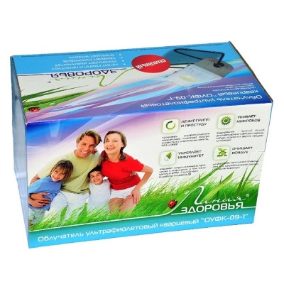 Облучатель ультрафиолетовый кварцевый ОУФК-09 завод им. Попова 