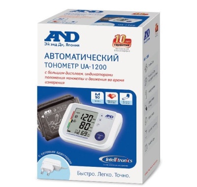 Автоматический тонометр на плечо AND UA-1200 