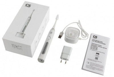 Зубные щетки: Звуковая зубная щетка CS Medica CS-333-WT