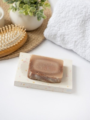 Мыльница из гипса Тераццо 