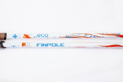 Палки для скандинавской ходьбы Finpole ECO 20% Carbon Белые 100 см 