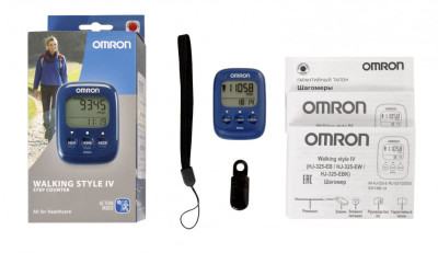 Шагомер OMRON HJ-325 синий 