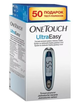 Глюкометр One Touch Ultra Easy + 50 тест-полосок 