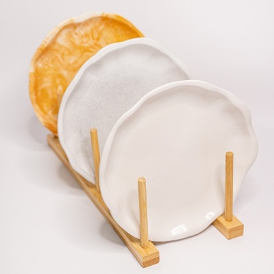 Декоративная тарелка Белая 