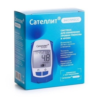 Глюкометр Сателлит Экспресс (ПКГ-03) 