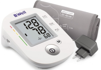 Автоматический тонометр B.Well PRO-35 с адаптером и универсальной манжетой ( M-L ) 
