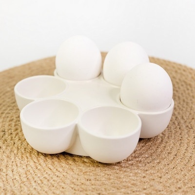 Подставка для яиц Белая 