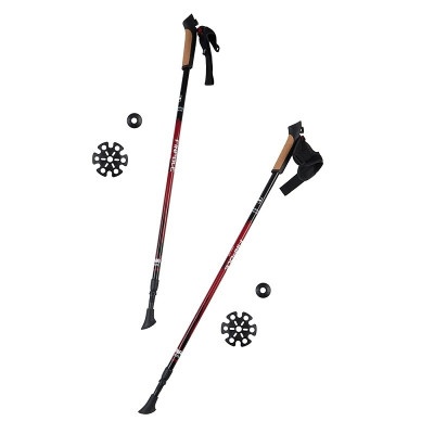 Палки для скандинавской ходьбы Finpole Alpina 60% Carbon Красный 