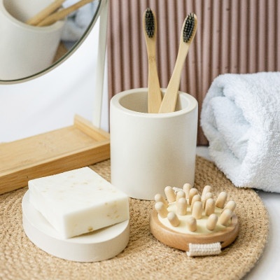 Набор для ванной комнаты Белый 