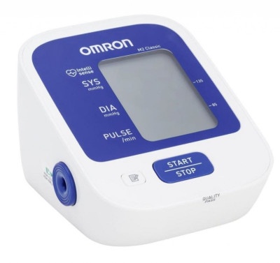 Автоматический тонометр на плечо Omron M2 Classic с адаптером и универсальной манжетой 