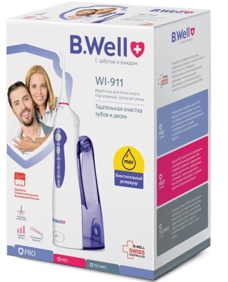 Ирригаторы портативные : Ирригатор B.Well WI-911 (330 мл)