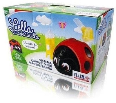 Компрессорные ингаляторы :Детский компрессорный ингалятор Божья Коровка Лелла Flaem Nuova Lella F700 Детский компрессорный ингалятор Божья Коровка Лелла Flaem Nuova Lella F700
