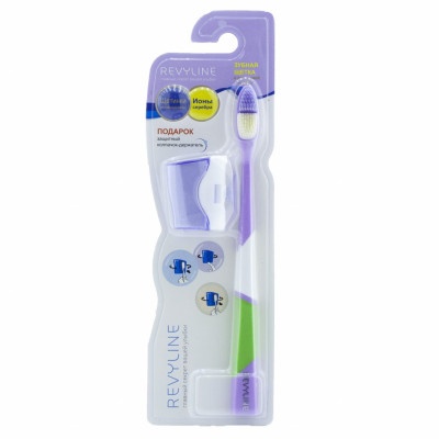 Зубные щетки: Зубная щетка Revyline с резиновой головкой