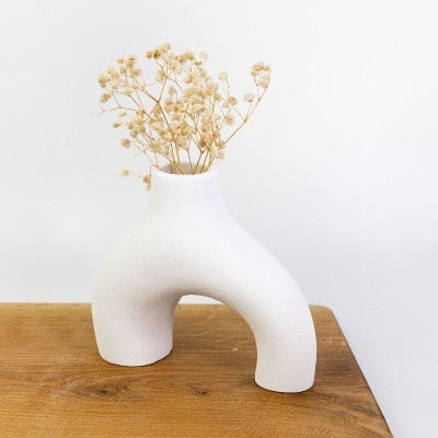 Ваза рогатка Белая 