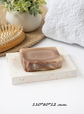 Мыльница из гипса Тераццо 