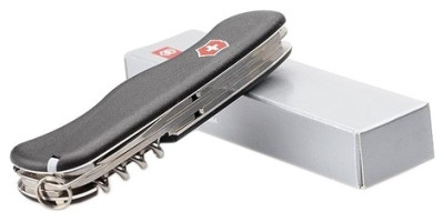 Нож VICTORINOX Forester многофункциональный черный 