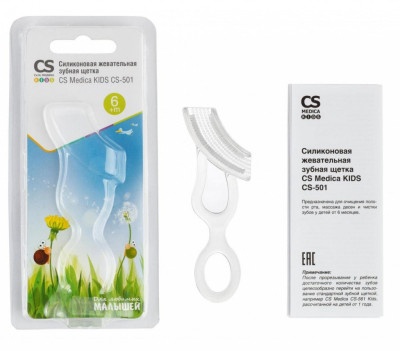 Прорезыватели :Щетка жевательная CS Medica KIDS CS-501 Щетка жевательная CS Medica KIDS CS-501