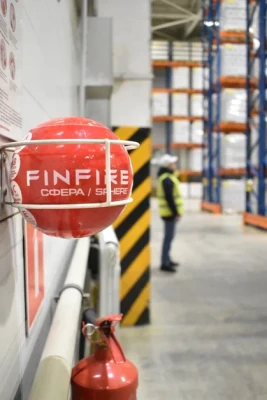 Автономный порошковый пожаротушитель FinFire SPHERE / СФЕРА 