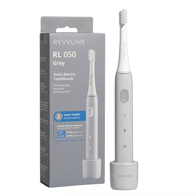 Зубные щетки: Электрическая зубная щетка Revyline RL050 Серая
