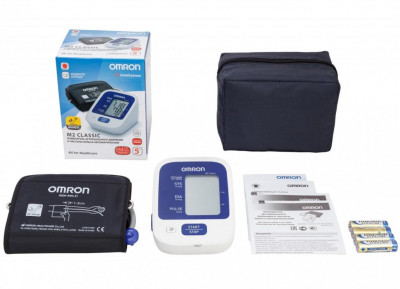 Тонометр автомат Omron M2 Classic с универсальной манжетой на плечо 