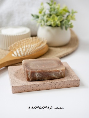 Мыльница из гипса Терракотовый 