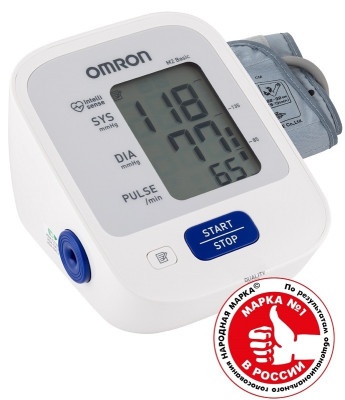 Тонометр автомат на плечо Omron M2 Basic 