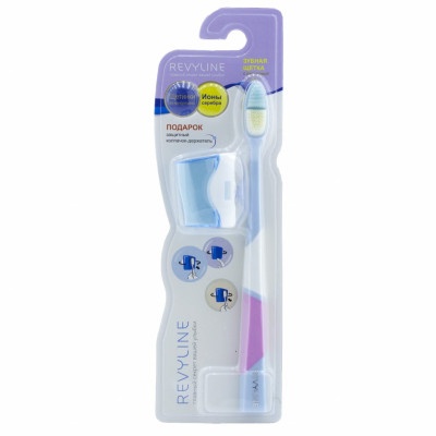 Зубные щетки: Зубная щетка Revyline с резиновой головкой