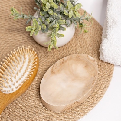 Мыльница из гипса Какао градиент 