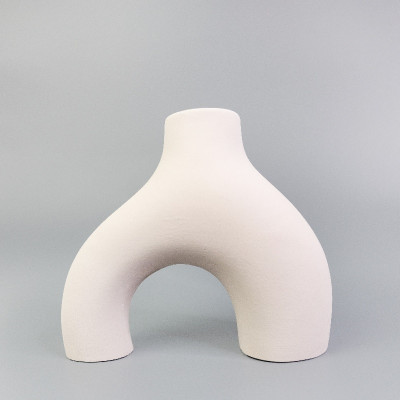 Ваза рогатка Бежевая 