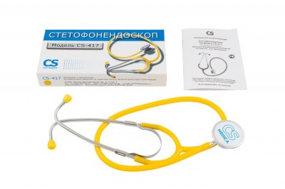 Фонендоскоп CS Medica CS-417 желтый 