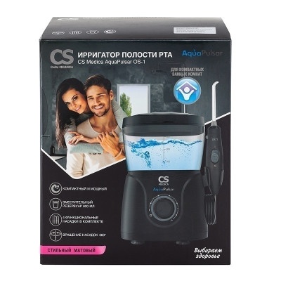 Ирригаторы стационарные : Ирригатор CS Medica AquaPulsar OS1 Черный