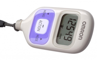 Шагомер OMRON HJ-203 Walking style III фиолетовый 