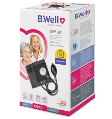 Тонометр механический B.Well WM-61 Профессионал 