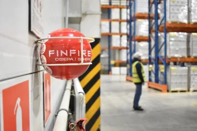 Автономный порошковый пожаротушитель FinFire SPHERE / СФЕРА 