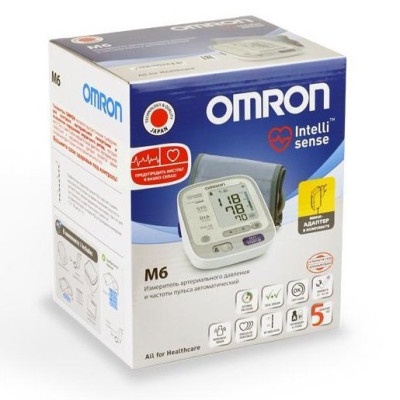 Автоматический тонометр Omron M6 Comfort с адаптером на плечо 